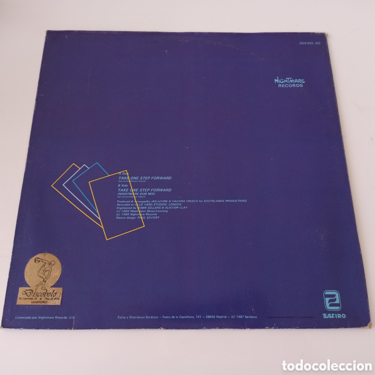 Discos de vinilo: Viola Wills & Noel McCalla - Take One Step Forward (12&rdquo;) - Foto 2