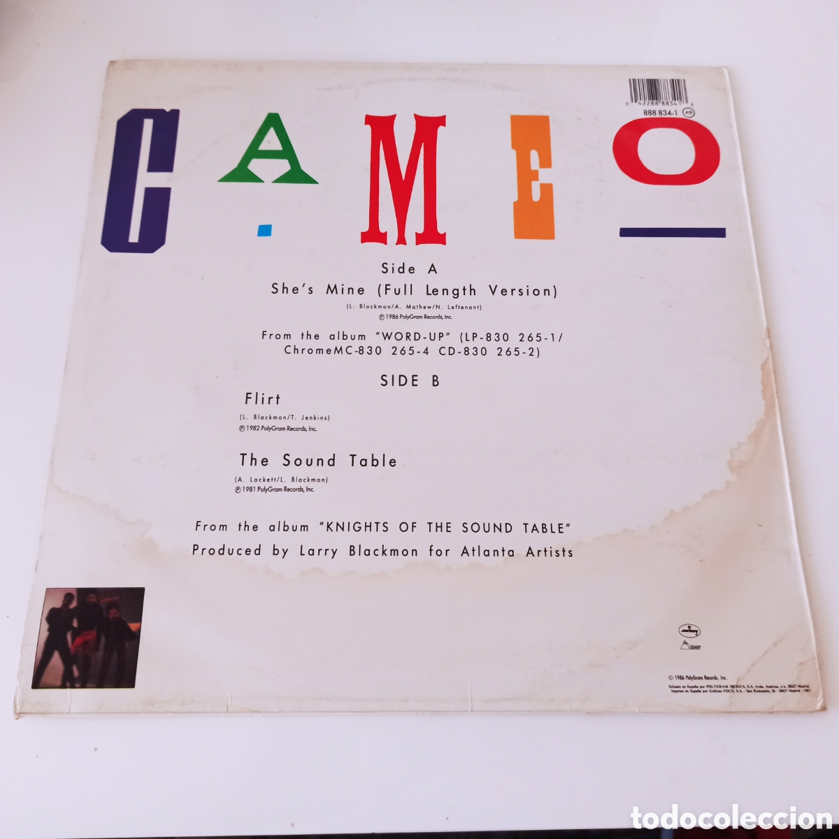 Discos de vinilo: Cameo - Shes Mine (12&rdquo;) - Foto 2