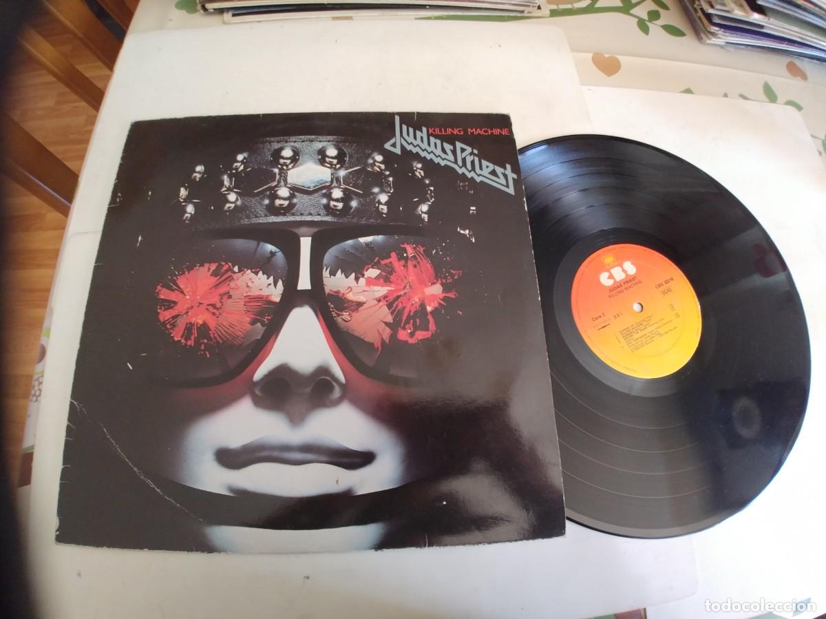 Discos de vinilo: JUDAS PRIEST-LP KILLING MACHINE-ESPA&Ntilde;OL 1978 - Foto 1