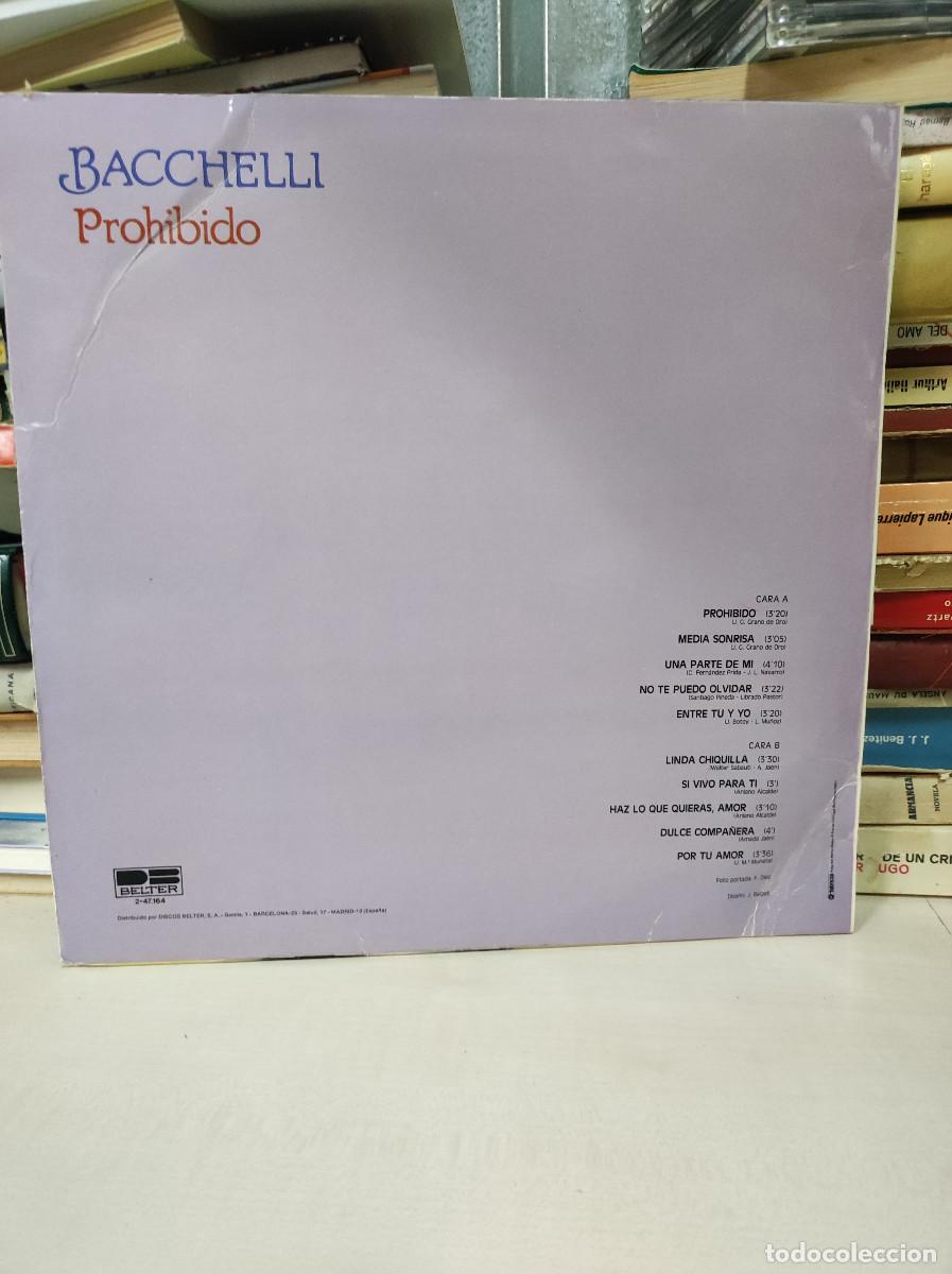 Discos de vinilo: Bacchelli &ndash; Prohibido - Foto 2