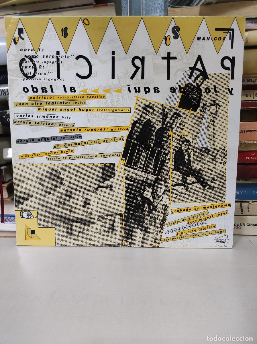 Discos de vinilo: Patricio Y Los De Aqu&iacute; Al Lado &ndash; Como Serpiente / Al Final - Foto 2