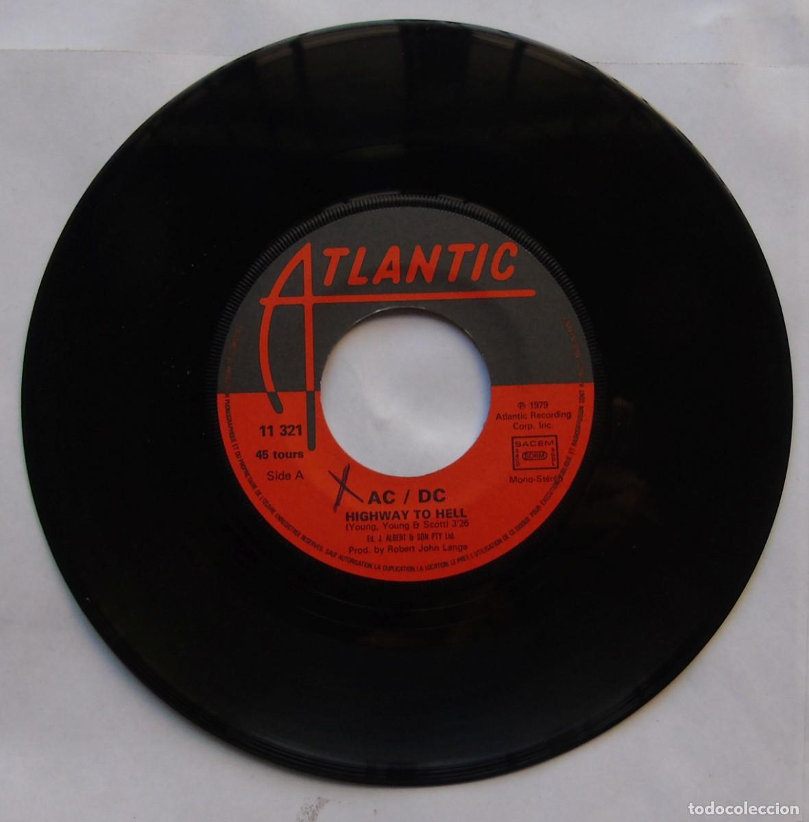 Discos de vinilo: AC/DC Highway To Hell single 7&rdquo; Francia 1979 original - Foto 3