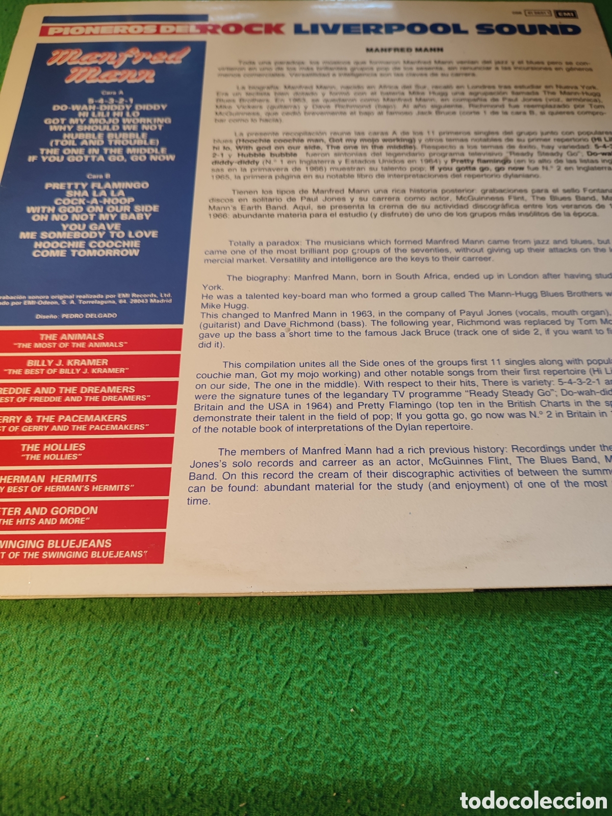 Discos de vinilo: Manfred Mann - Pioneros del Rock - Foto 2