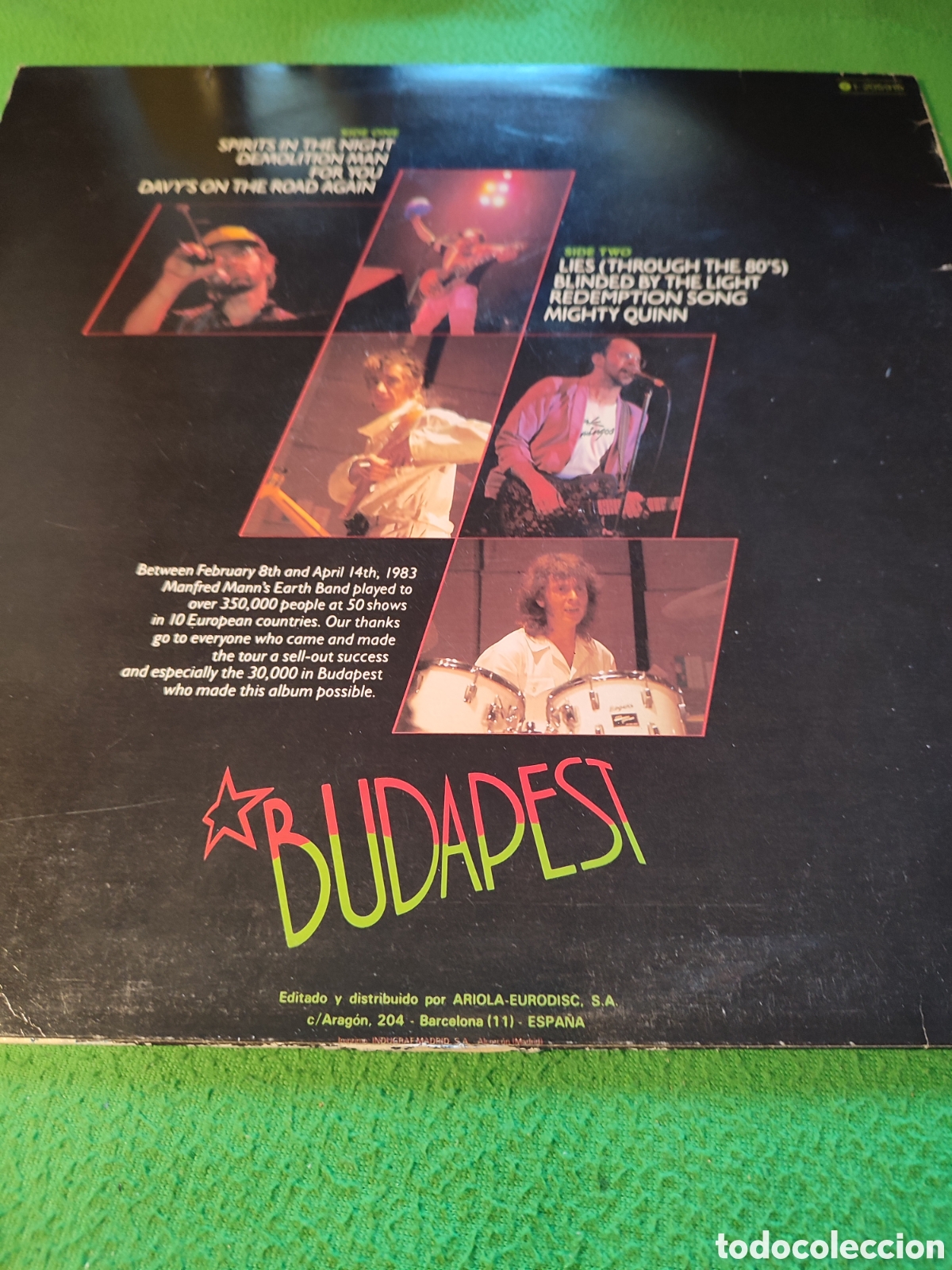 Discos de vinilo: Manfred Mann Earth Band - Budapest - Foto 2