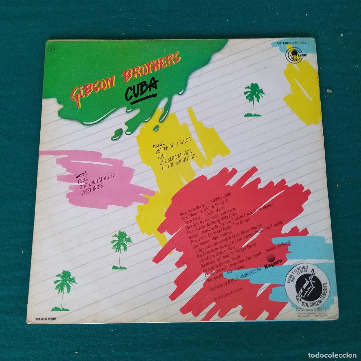 Discos de vinilo: Gibson Brothers &ndash; Cuba - Foto 2