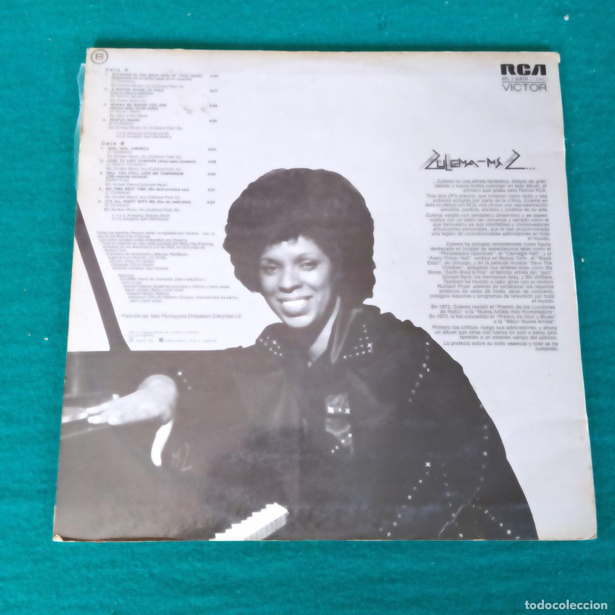 Discos de vinilo: Zulema &ndash; Zulema ..... - Foto 2