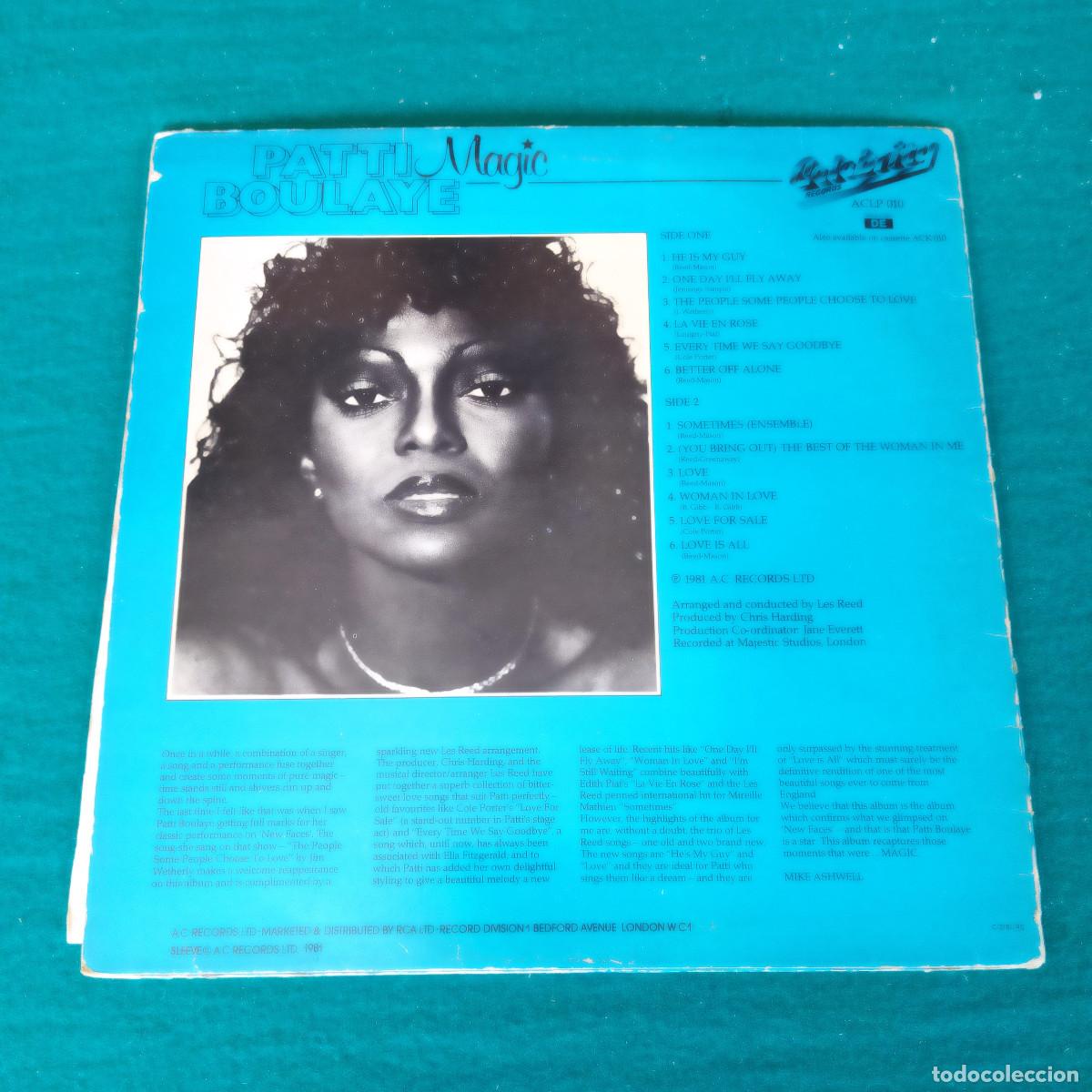Discos de vinilo: Patti Boulaye &ndash; Magic - Foto 2