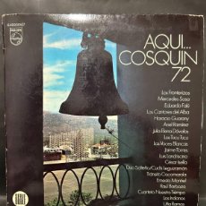 Discos de vinilo: AQUÍ... COSQUIN 72 / 6499306/7 - DISCO DOBLE - ORIGINAL