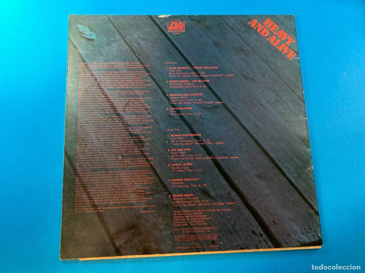 Discos de vinilo: HEAVY AND ALIVE - LP UK 1972 - Foto 2