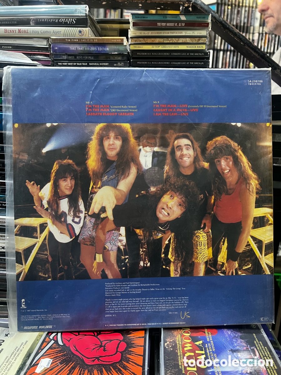 Discos de vinilo: Anthrax I&rsquo;m the man - Foto 2