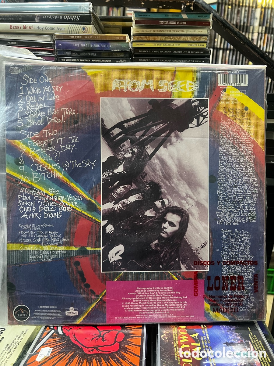 Discos de vinilo: Atom seed Get in line - Foto 2