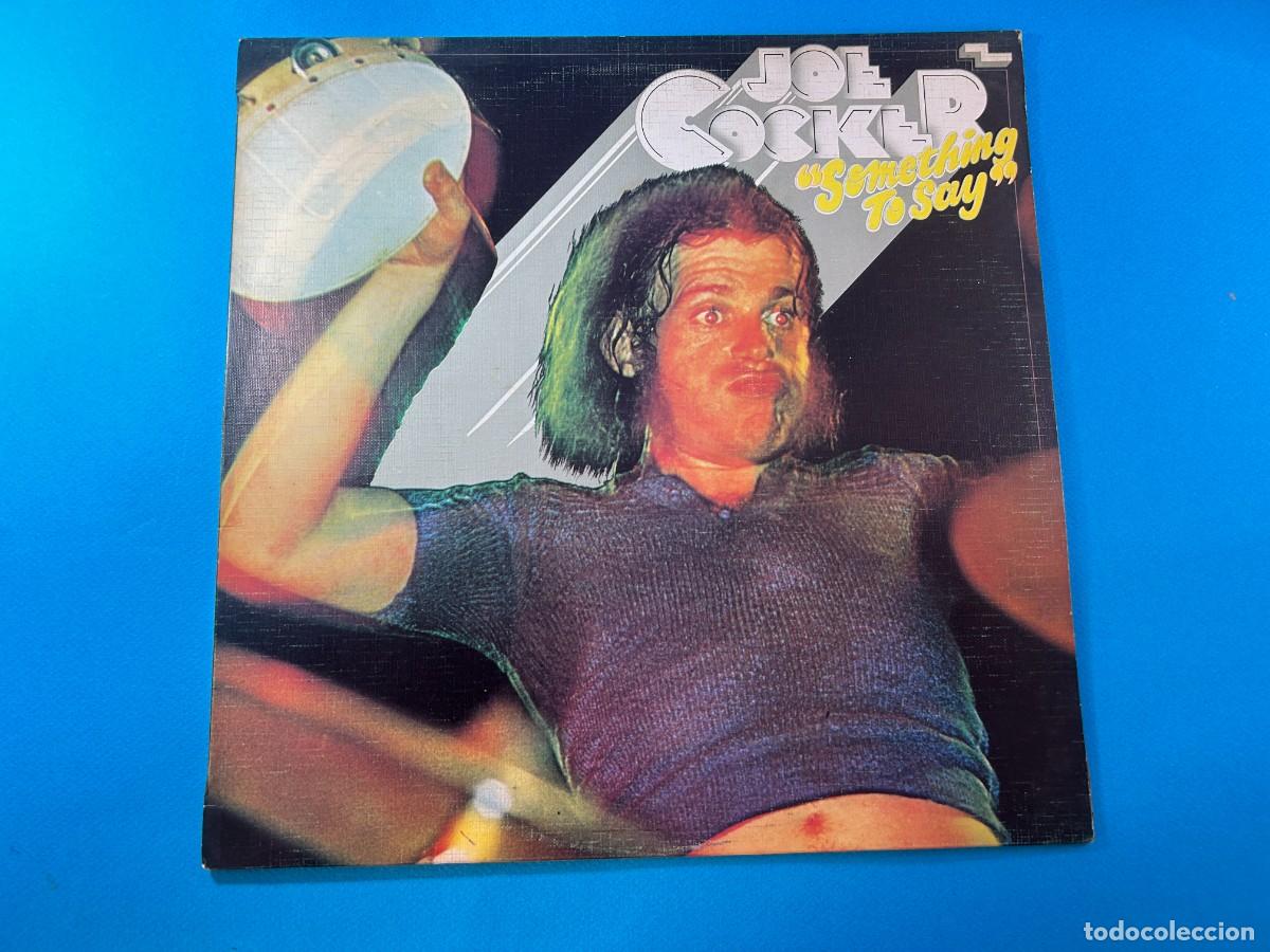 Discos de vinilo: JOE COCKER - SOMETHING TO SAY - LP UK 1973 - Foto 1