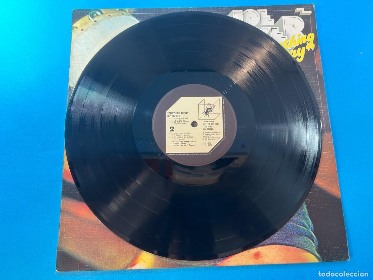 Discos de vinilo: JOE COCKER - SOMETHING TO SAY - LP UK 1973 - Foto 4