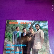 Discos de vinilo: LONE STAR ‎– AMOR BRAVO +3 - EP EMI 1967 - GARAGE BEAT ROCK BARCELONA - POCO USO