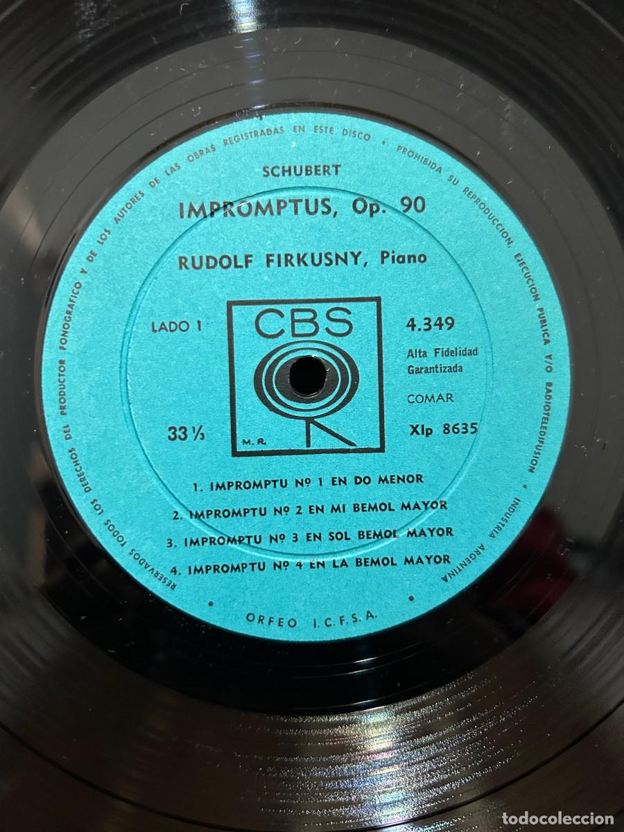 Discos de vinilo: SCHUBERT - IMPROMPTUS, OP. 90 Y 142 / 4349 - Foto 2