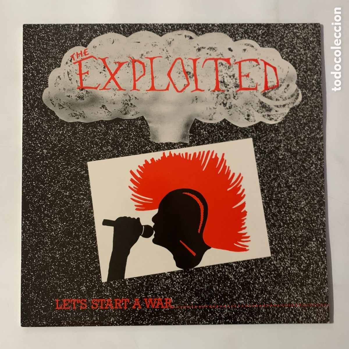 Discos de vinilo: lp The Exploited &ndash; Lets Start A War.../ Said Maggie One Day... de 1985 - Foto 1