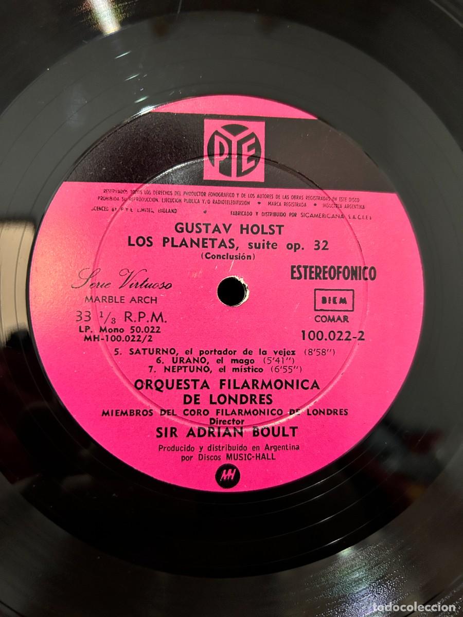 Discos de vinilo: GUSTAV HOLST - LOS PLANETAS / 100022 - ORIGINAL - Foto 2