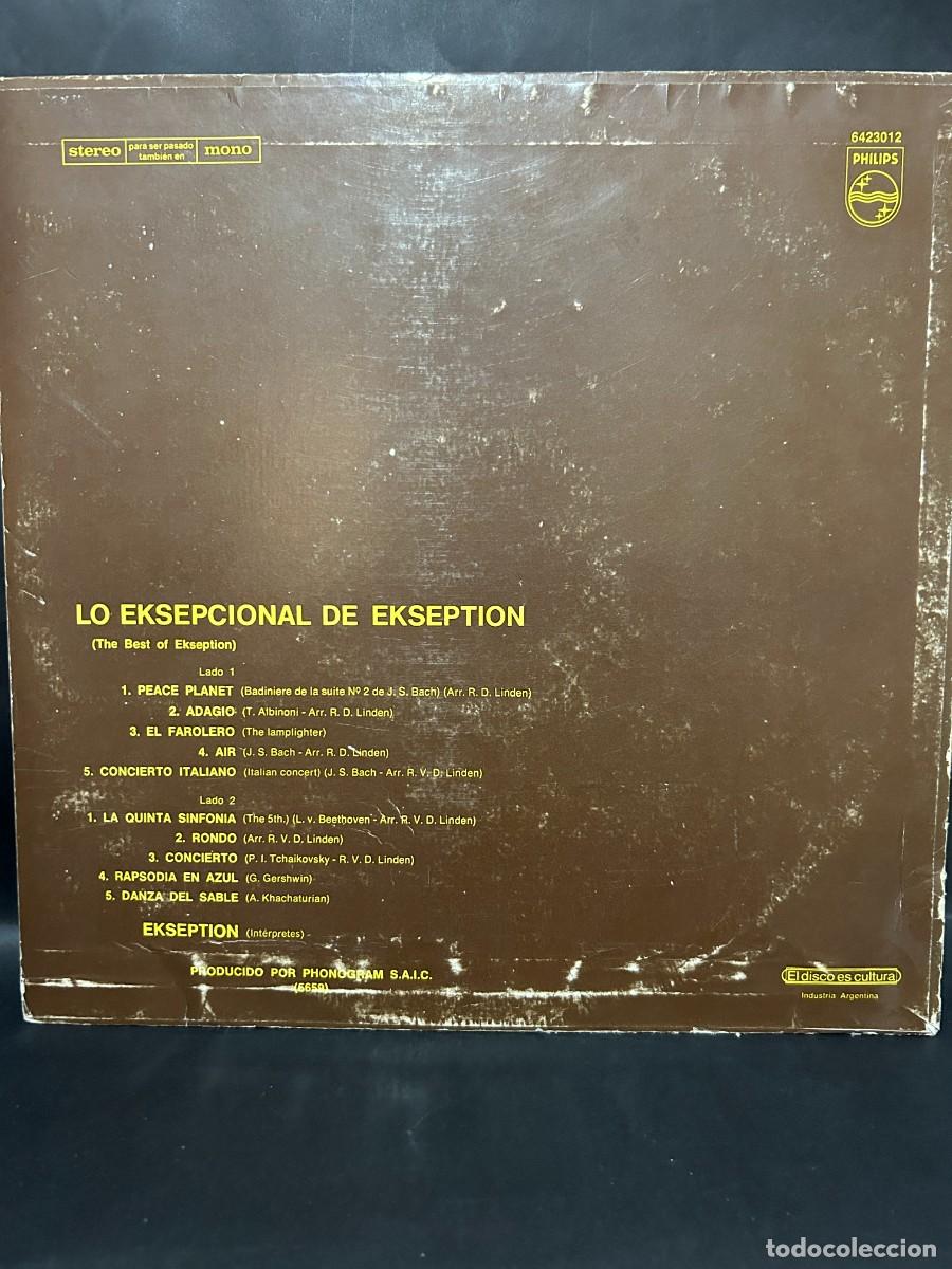 Discos de vinilo: EKSEPTION - LO EKSEPCIONAL DE EKSEPTION / 6423012 - Foto 3