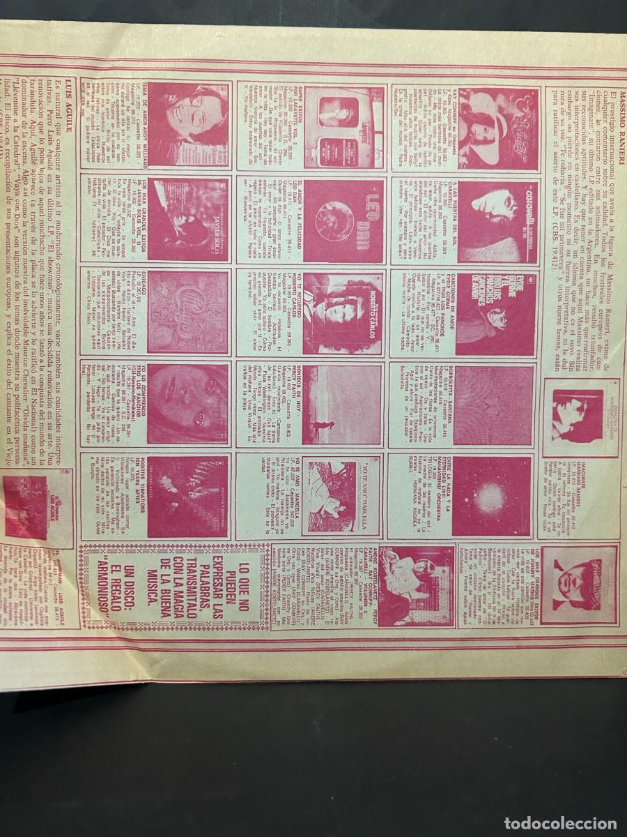 Discos de vinilo: WALTER CARLOS - A PEDIDO / 5592 - ORIGINAL - CON INSERT - 1975 - Foto 2