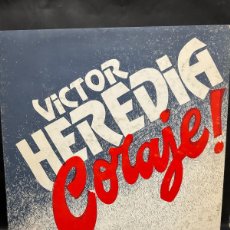 Discos de vinilo: VICTOR HEREDIA - CORAJE! / 24225 - PRIMERA PRENSA - CARATULA DOBLE - 1985