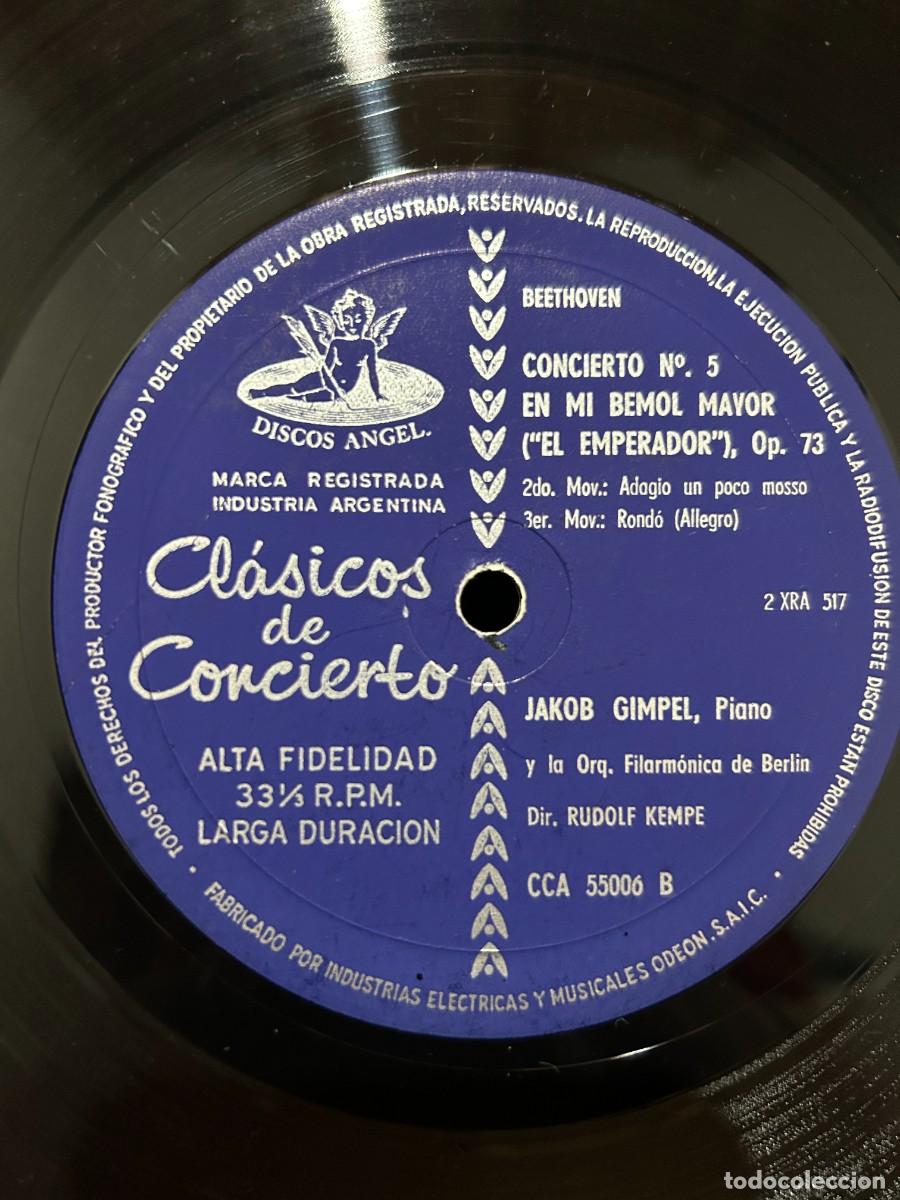 Discos de vinilo: JAKOB GIMPEL - ORQUESTA ARMONICA DE BERLIN / CCA-55006 - CON INSERT - Foto 3