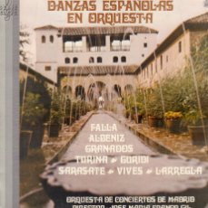 Discos de vinilo: ORQUESTA DE CONCIERTOS DE MADRID - DANZAS ESPAÑOLAS EN ORQUESTA / LP HISPAVOX 1987 RF-19507