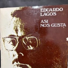 Discos de vinilo: EDUARDO LAGOS - ASI NOS GUSTA - TL-25 / PRIMERA PRENSA - 1969