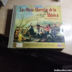 Discos de vinilo: ÁLBUM 12 LP + LIBRETO. LAS OBRAS MAESTRAS DE LA MÚSICA. 1959. LOS GRANDES COMPOSITORES.