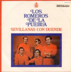 Dischi in vinile: LOS ROMEROS DE LA PUEBLA - SEVILLANAS CON DUENDE / LP HISPAVOX 1970 RF-19514