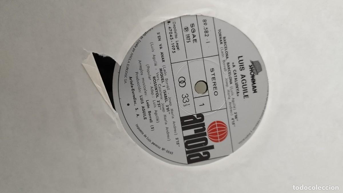 Discos de vinilo: Luis Aguile &ndash; A Catalunya....Vinilo Lp - Foto 2