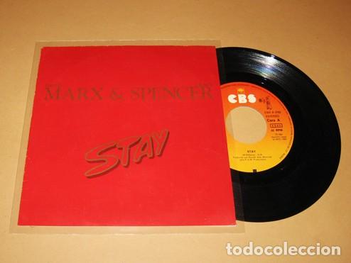 Discos de vinilo: DAVID MARX & TRACY SPENCER - STAY - SINGLE - 1983 - VERSION DISCO / HIT DE JACKSON BROWN - Foto 1