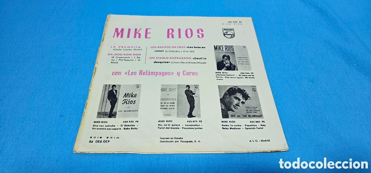 Discos de vinilo: MIKE RIOS , PECOSITA - Foto 2