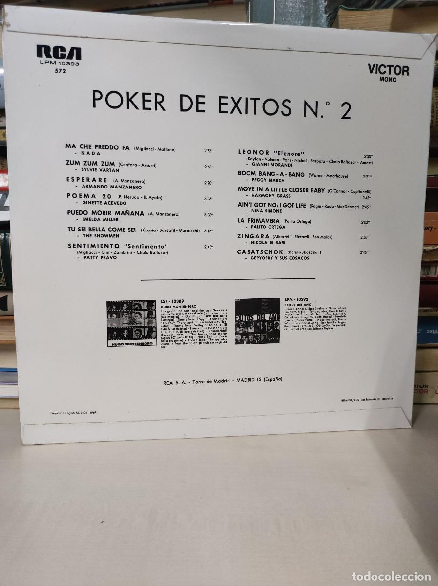 Discos de vinilo: POKER DE EXITOS N2 - Foto 2