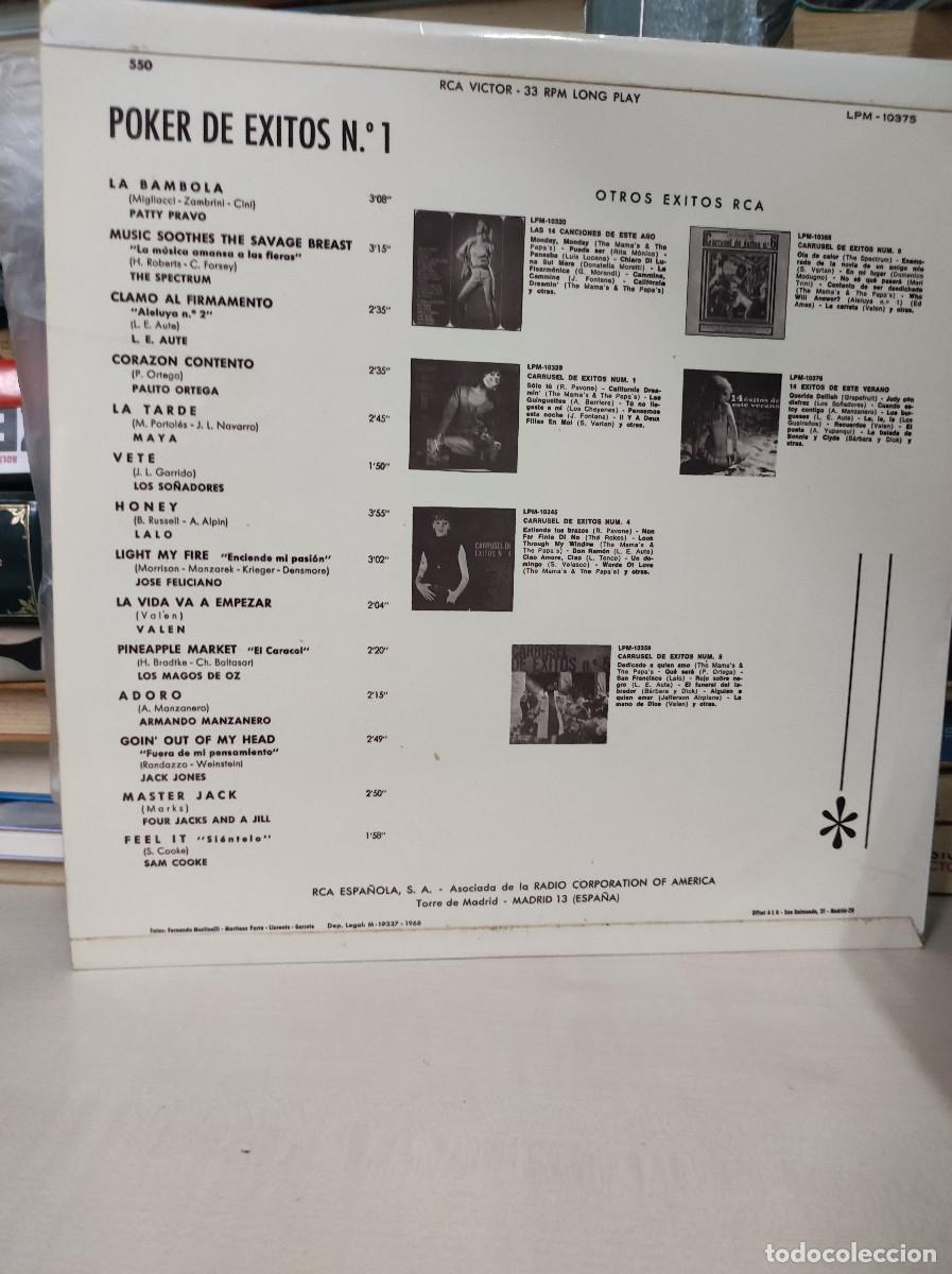Discos de vinilo: Poker De Exitos N. 1 - Foto 2