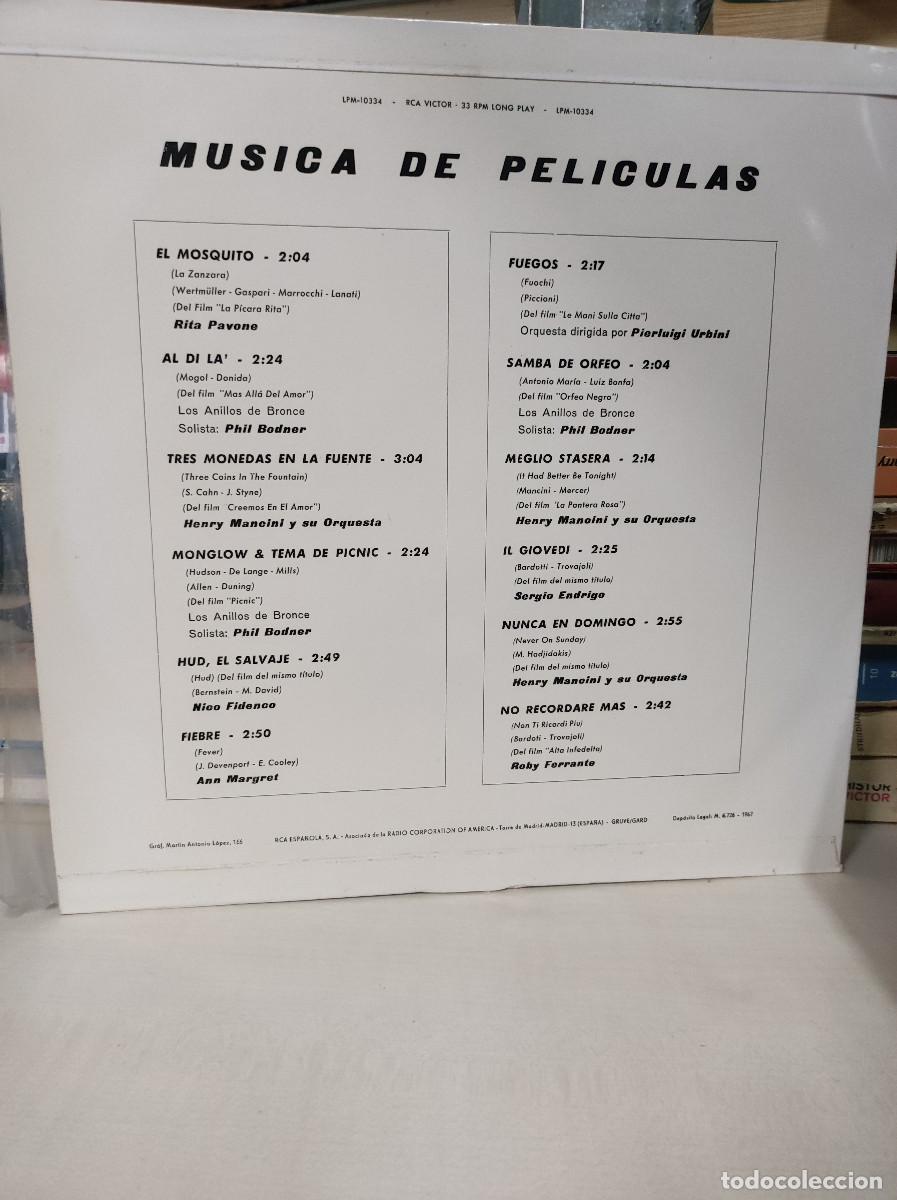 Discos de vinilo: MUSICA DE PELICULAS - Foto 2