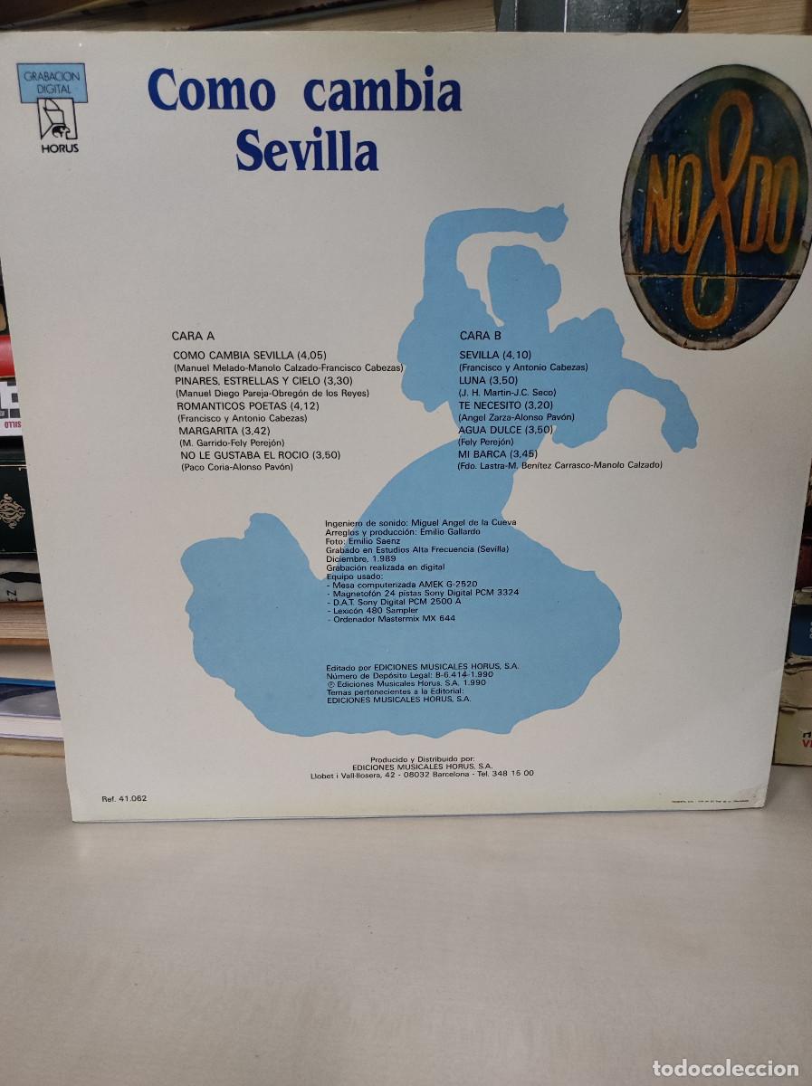 Discos de vinilo: No-Madeja-Do &ndash; Como Cambia Sevilla - Foto 2