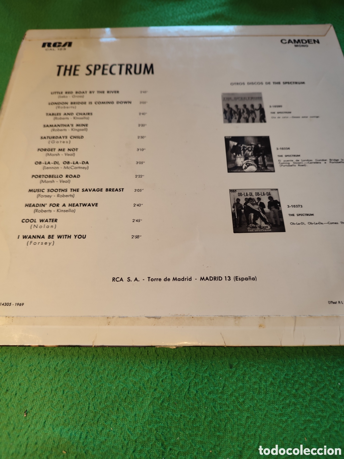 Discos de vinilo: The Spectrum - Same Vinilo Lp - Foto 2