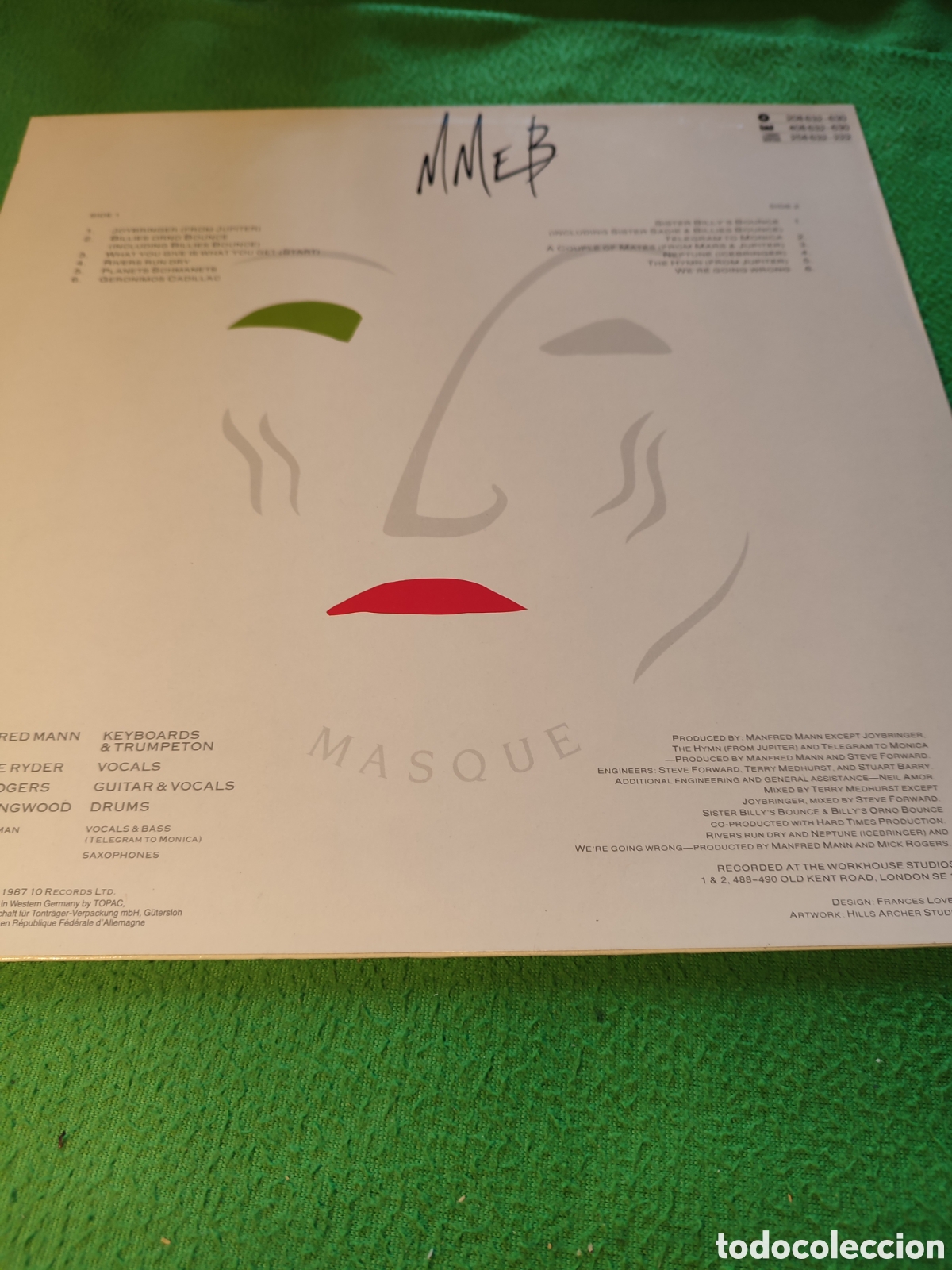Discos de vinilo: Manfred Mann Earth Band - Masque - Foto 2