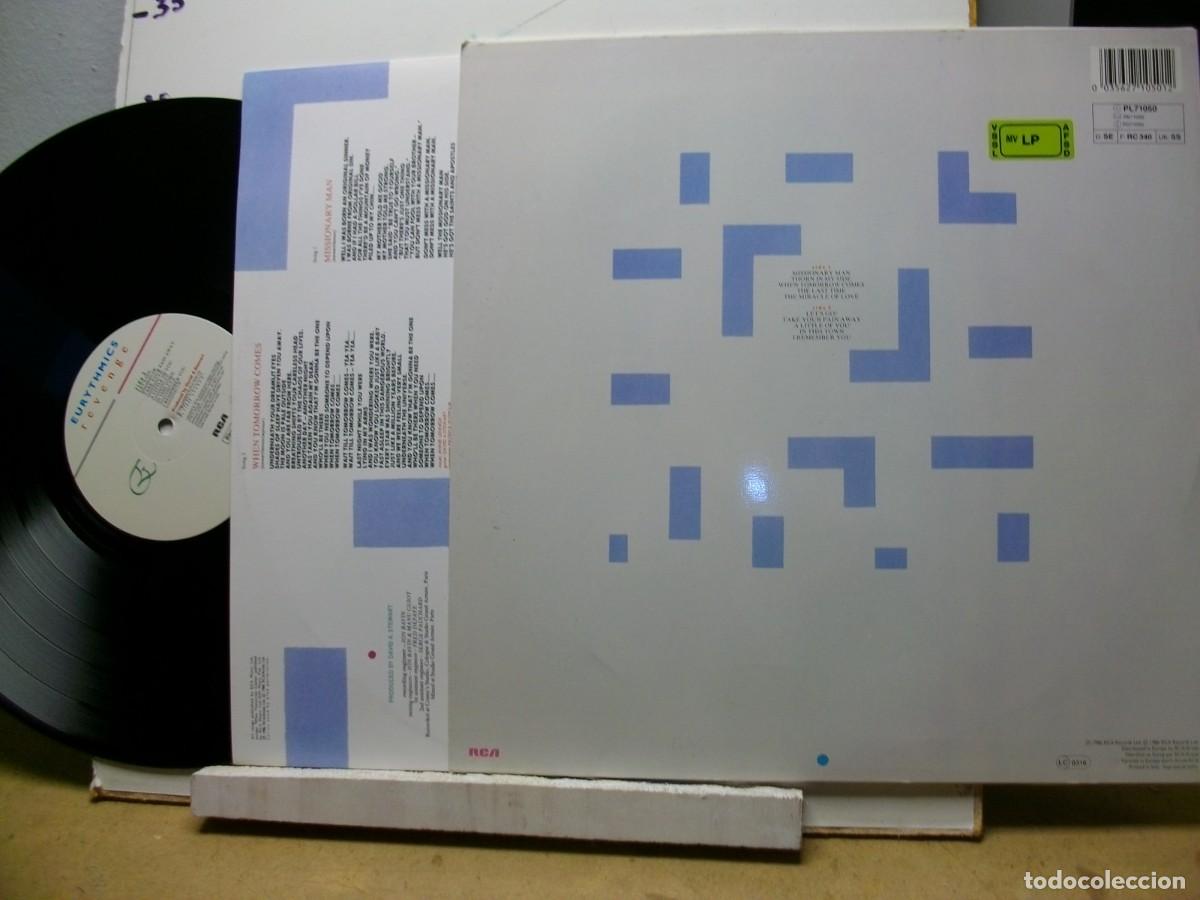 Discos de vinilo: Eurythmics &ndash; Revenge LP 1986 - Foto 2
