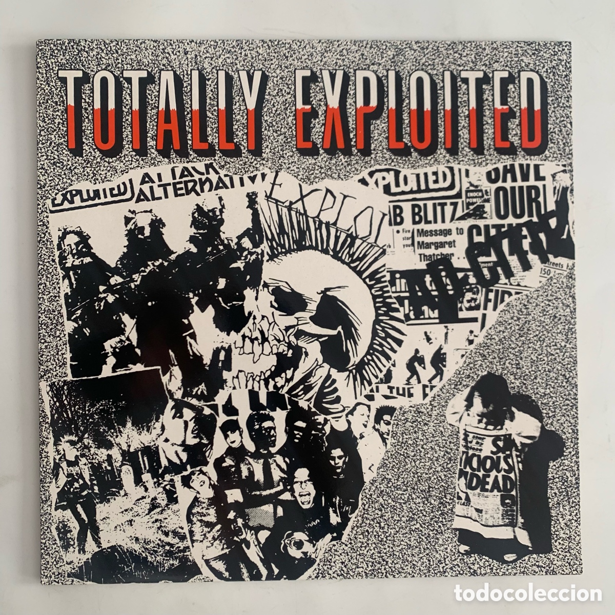 Discos de vinilo: Lp The Exploited - Totally Exploited edicion UK de 1984 - Foto 1