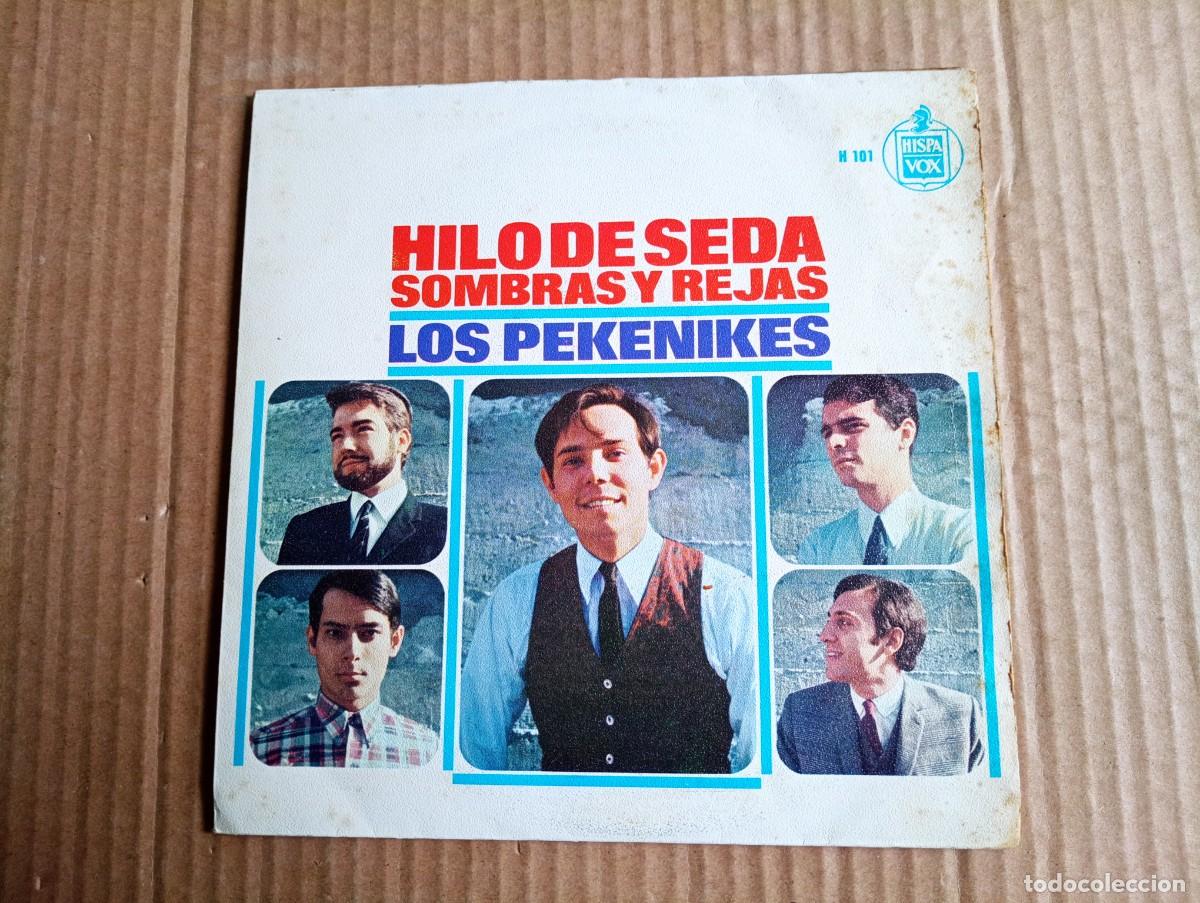 Discos de vinilo: LOS PEKENIKES - HILO DE SEDA SINGLE 1966 - Foto 1