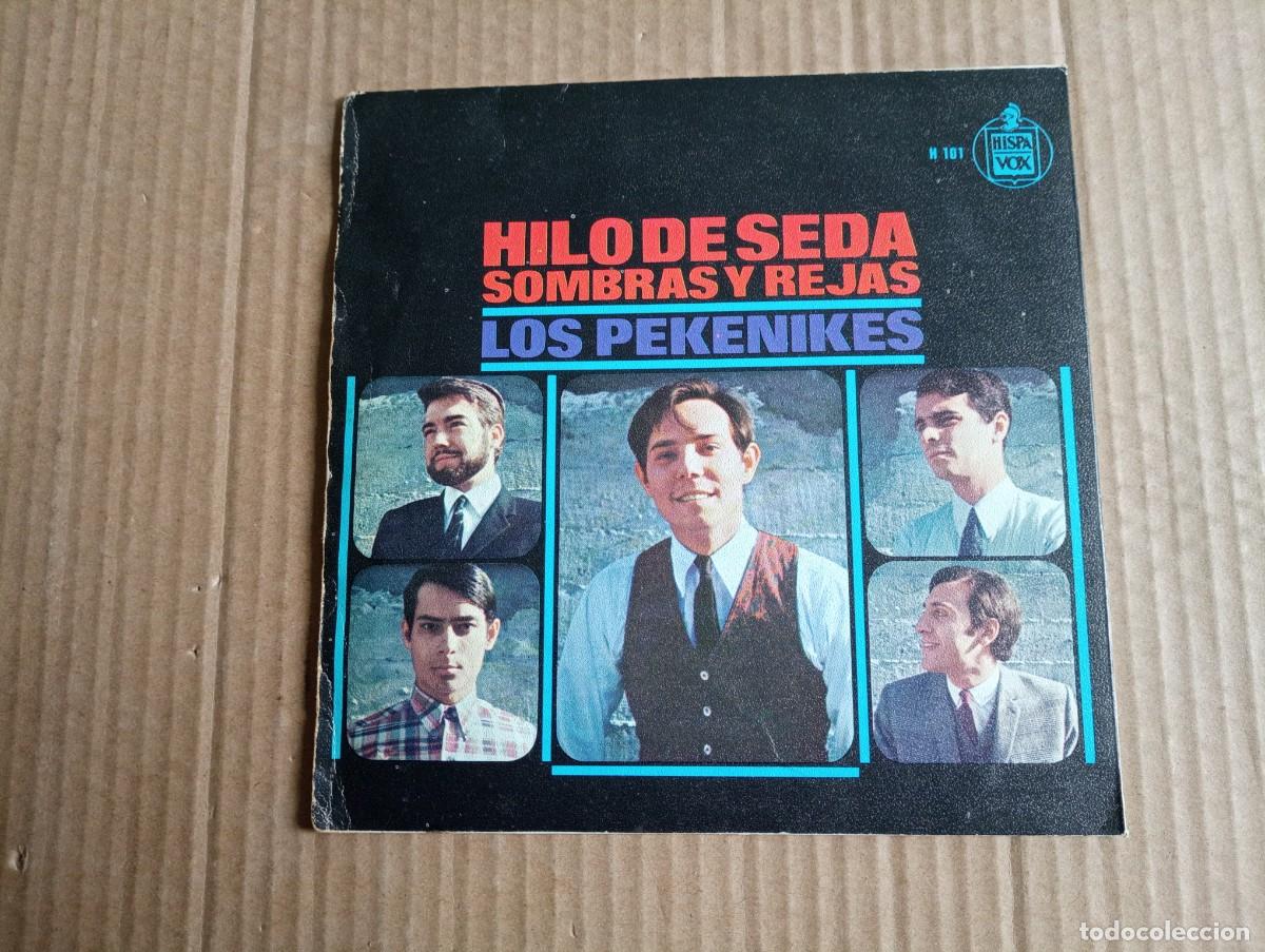 Discos de vinilo: LOS PEKENIKES - HILO DE SEDA SINGLE 1966 - Foto 3