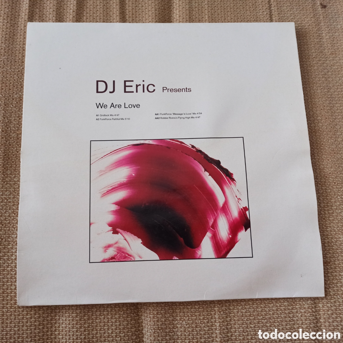 Discos de vinilo: DJ Eric - We Are Love (12&rdquo;) - Foto 1