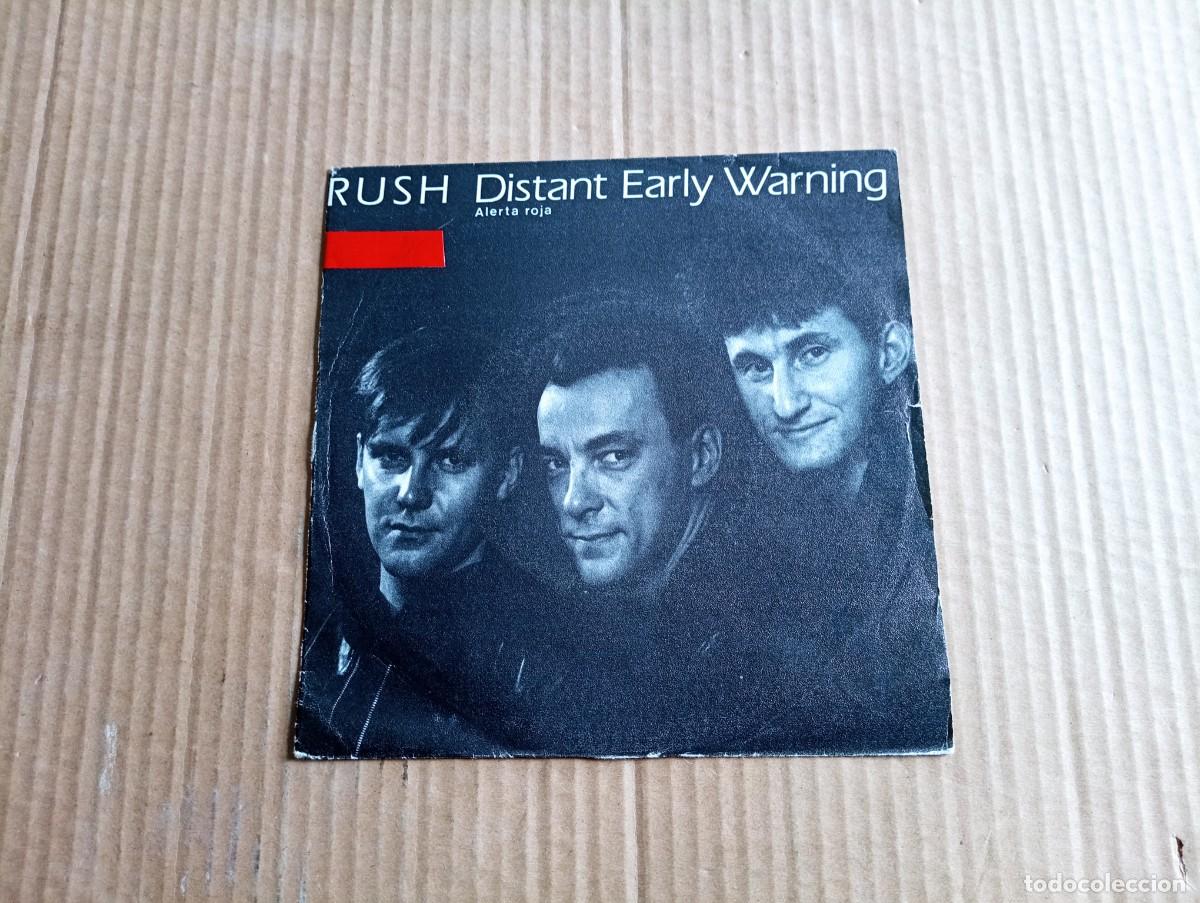 Discos de vinilo: RUSH - DISTANT EARLY WARNING SINGLE 1984 EDICION ESPA&Ntilde;OLA - Foto 1