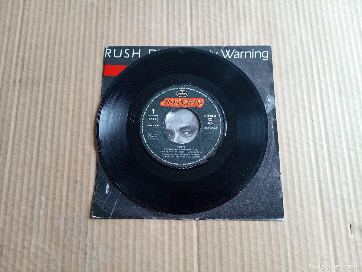 Discos de vinilo: RUSH - DISTANT EARLY WARNING SINGLE 1984 EDICION ESPA&Ntilde;OLA - Foto 2