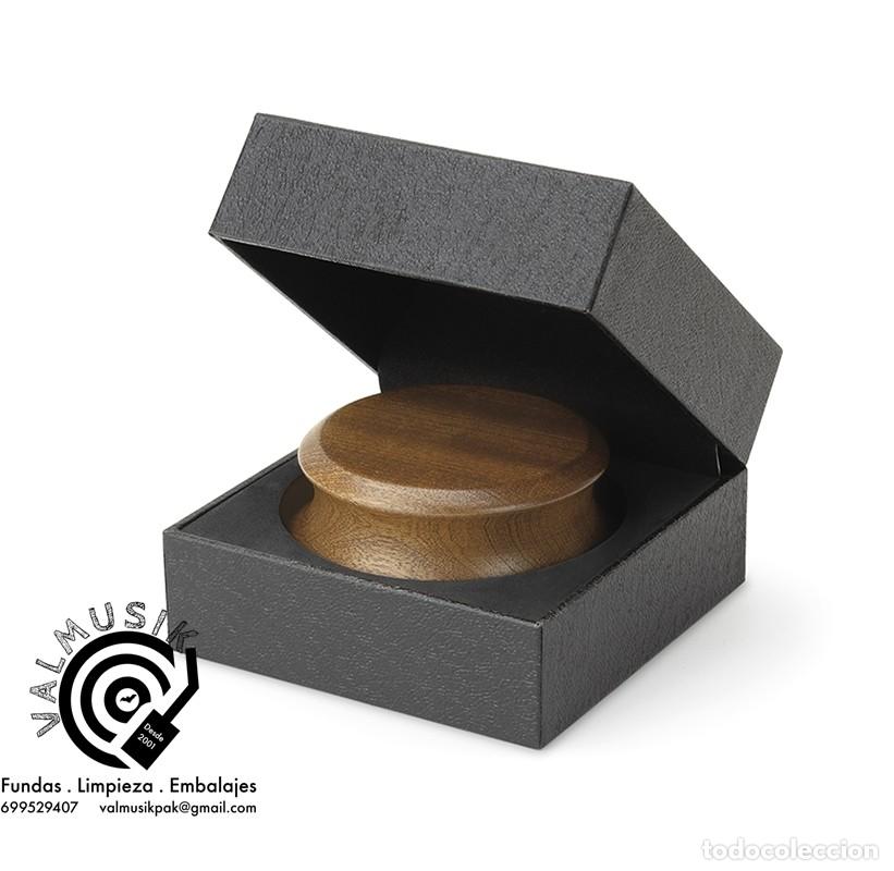 Discos de vinilo: ESTABILIZADOR DE MADERA SAPELI PARA DISCOS DE VINILO - Foto 3
