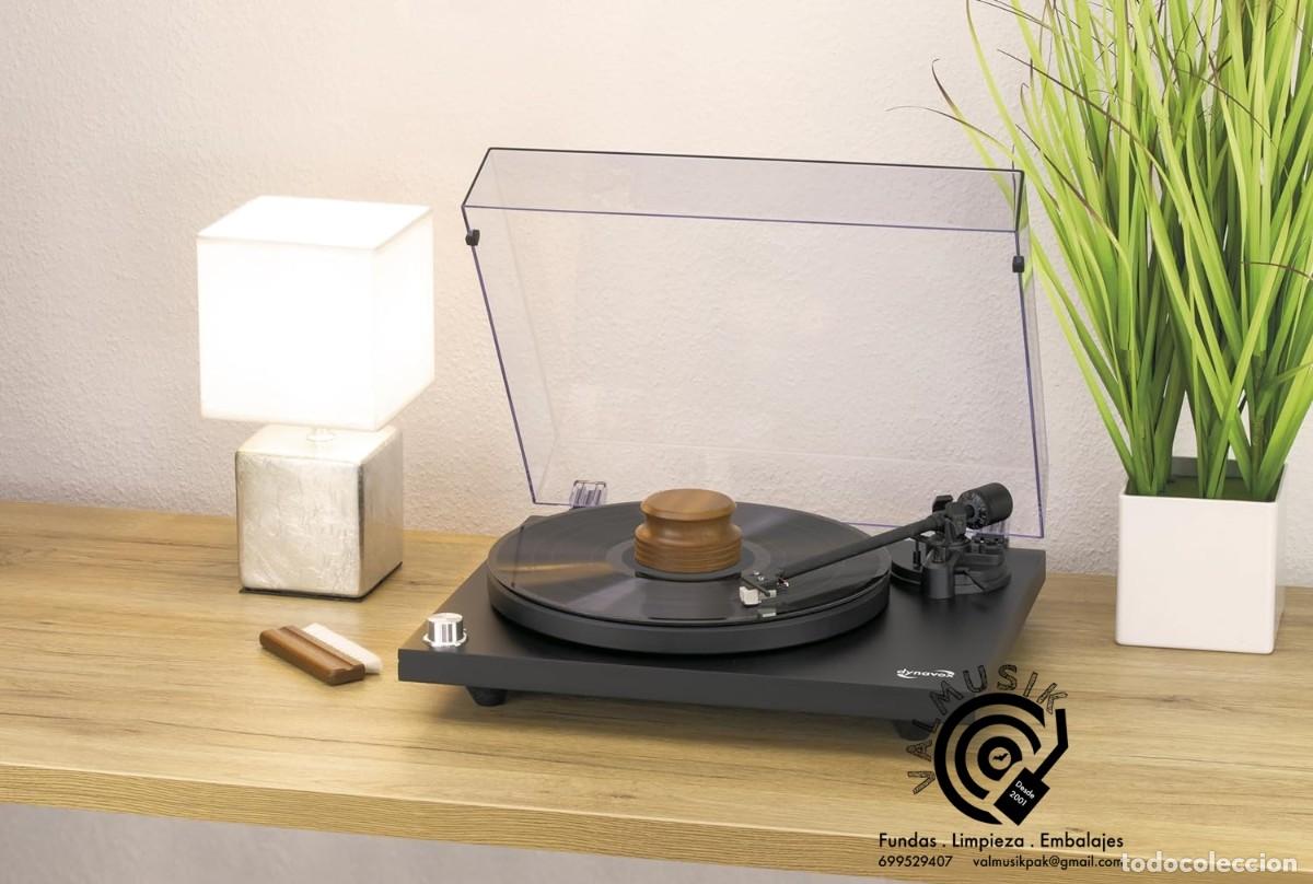 Discos de vinilo: ESTABILIZADOR DE MADERA SAPELI PARA DISCOS DE VINILO - Foto 5