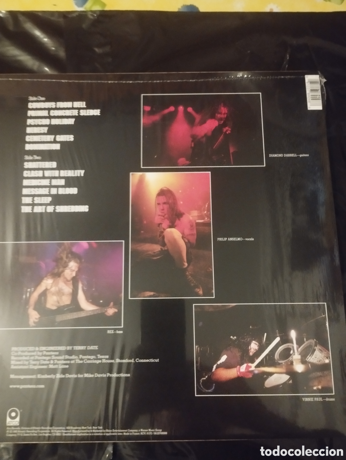 Discos de vinilo: PANTERA - COWBOYS FROM HELL - Foto 3