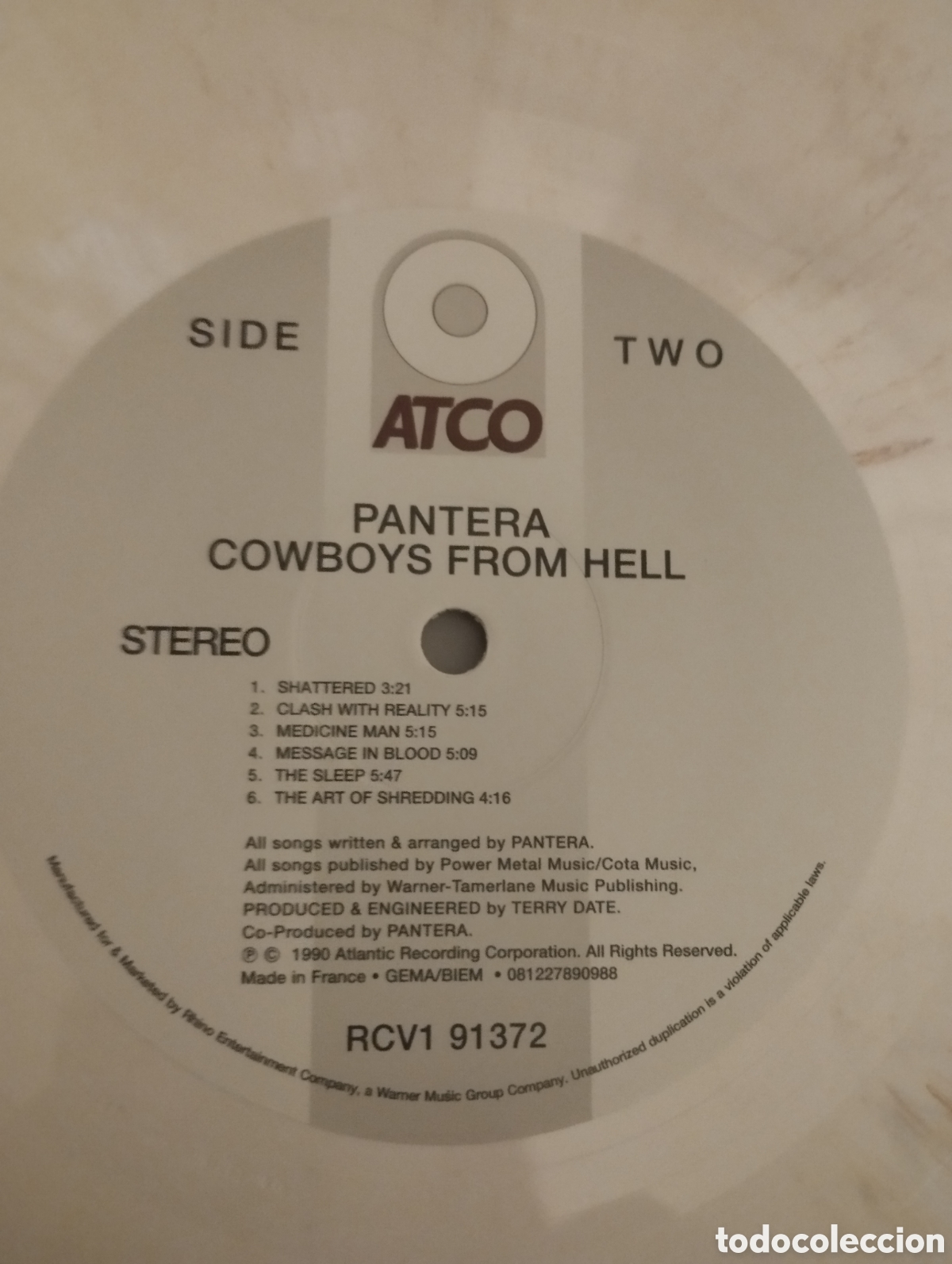 Discos de vinilo: PANTERA - COWBOYS FROM HELL - Foto 5