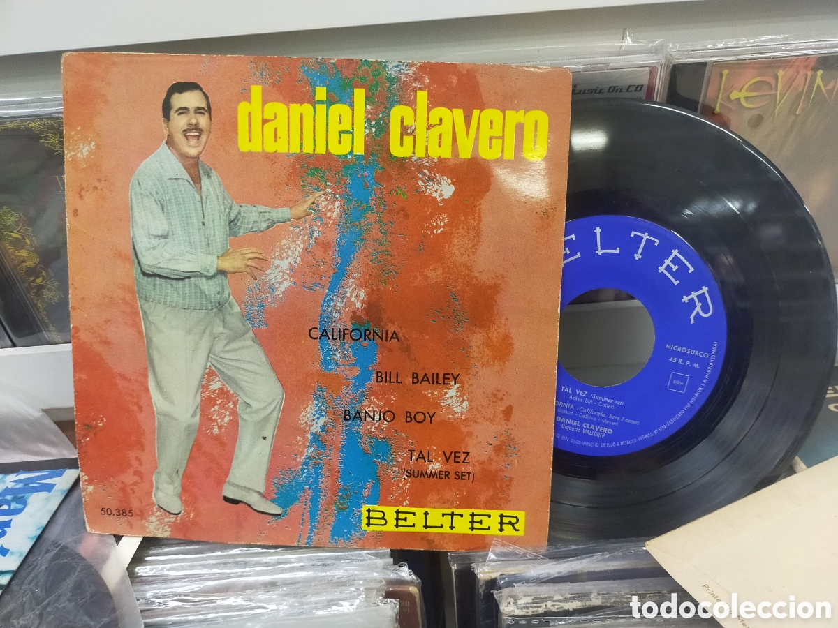 Discos de vinilo: Daniel clavero ep tal vez + 3 1960 - Foto 1